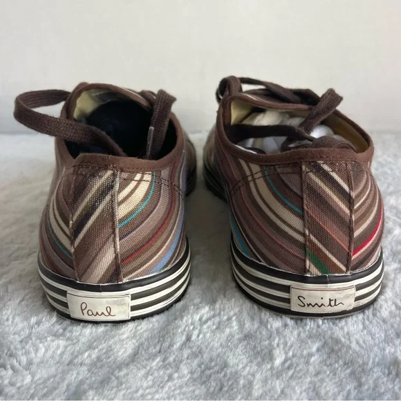 Paul Smith Men Shoes Multicolor Signature Striped Size UK 7 US 8 - Picture 5 of 12